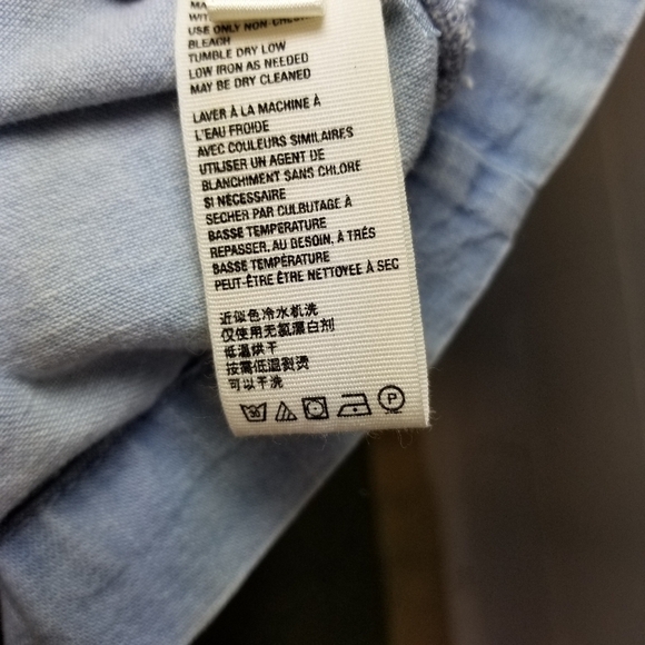 Free People Imogene Frilll Chambray denim mini dress - Picture 11 of 16